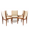 Komplet 6 krzeseł teakowych - IMHA -