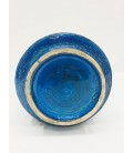 Wazon ceramiczny z kultowej serii "Rimini Blue" Projektu Aldo Londiego Dla Bitossi około roku 1960.