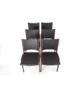 Komplet 6 teakowych krzeseł - Bramin - Dania, lata 60-te