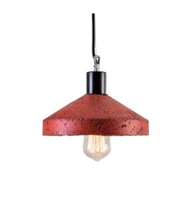 Lampa betonowa ROCKET Red brick