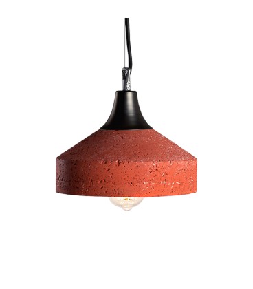 Lampa Betonowa Vulcano Red Brick